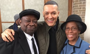 Clive Lewis and his father, Tony.