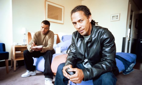 Roni Size, right, and Dynamite MC in 2000.