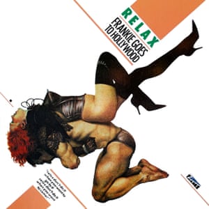 The cover to Relax by Frankie Goes to Hollywood, designed by Watkins’ company XL Design