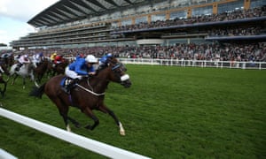 Portage, ridden by James Doyle, wins the Royal Hunt Cup on day two of Royal Ascot in June 2016.