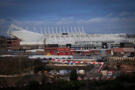 The Stadium of Light in Sunderland
