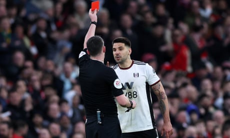 FA warns standard ban for Aleksandar Mitrovic’s red card ‘clearly insufficient’