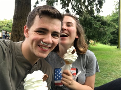 Jack and Stephanie Casey at Blarney Castle in Ireland, 2017.