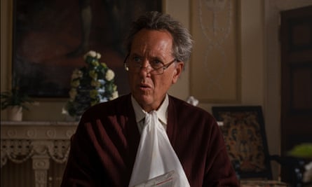 Richard E Grant in Saltburn.