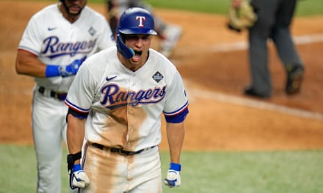 Rangers score four runs in the eighth inning to beat Guardians 6-5
