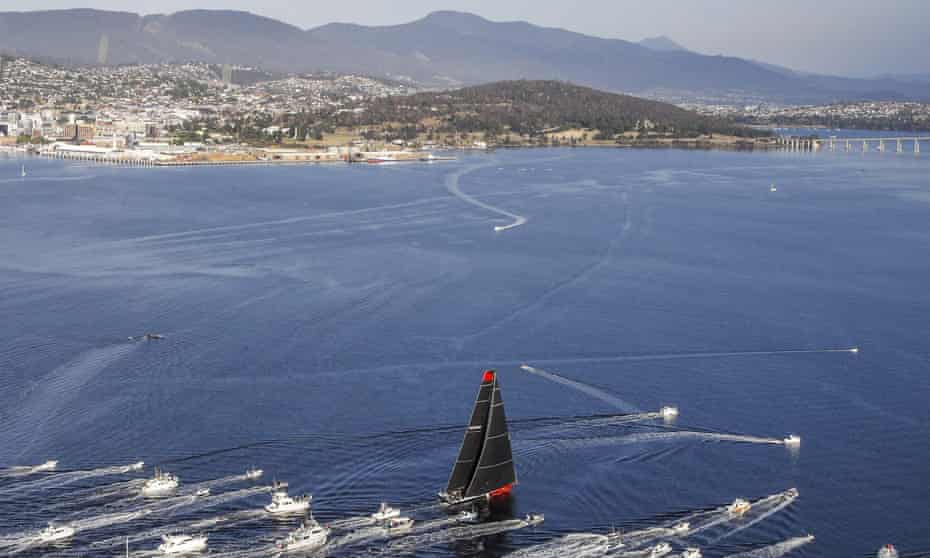 Supermaxi yacht Comanche has won the Sydney to Hobart yacht race for the third time, crossing the finish line just after 7.30am on Saturday morning.