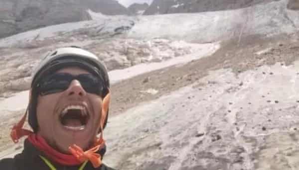 Filippo Bari, one of the victims of the glacial icefall in Marmolada, Italy.  His picture was shared on the Facebook page of Francesco Gonzo, the mayor of his hometown.