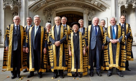 UK supreme court justices in October 2017