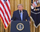 Trump accuses China of ‘largest compromise of election data in history’ during primetime address – live updates