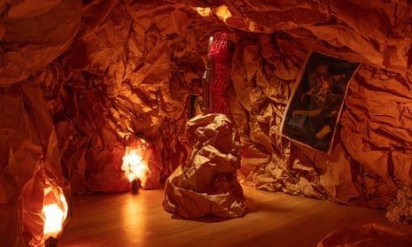 ‘A museum for the modern era’ … Goshka Macuga’s installation Cave (1999/2022)