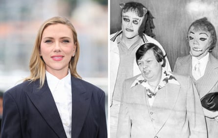 Pulled out … Scarlett Johansson, left, and the trans gangster Dante ‘Tex’ Gill, whom she was going to play.