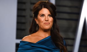 Monica Lewinsky at Vanity Fairâ€™s Oscar party in Los Angeles, California on 4 March. 