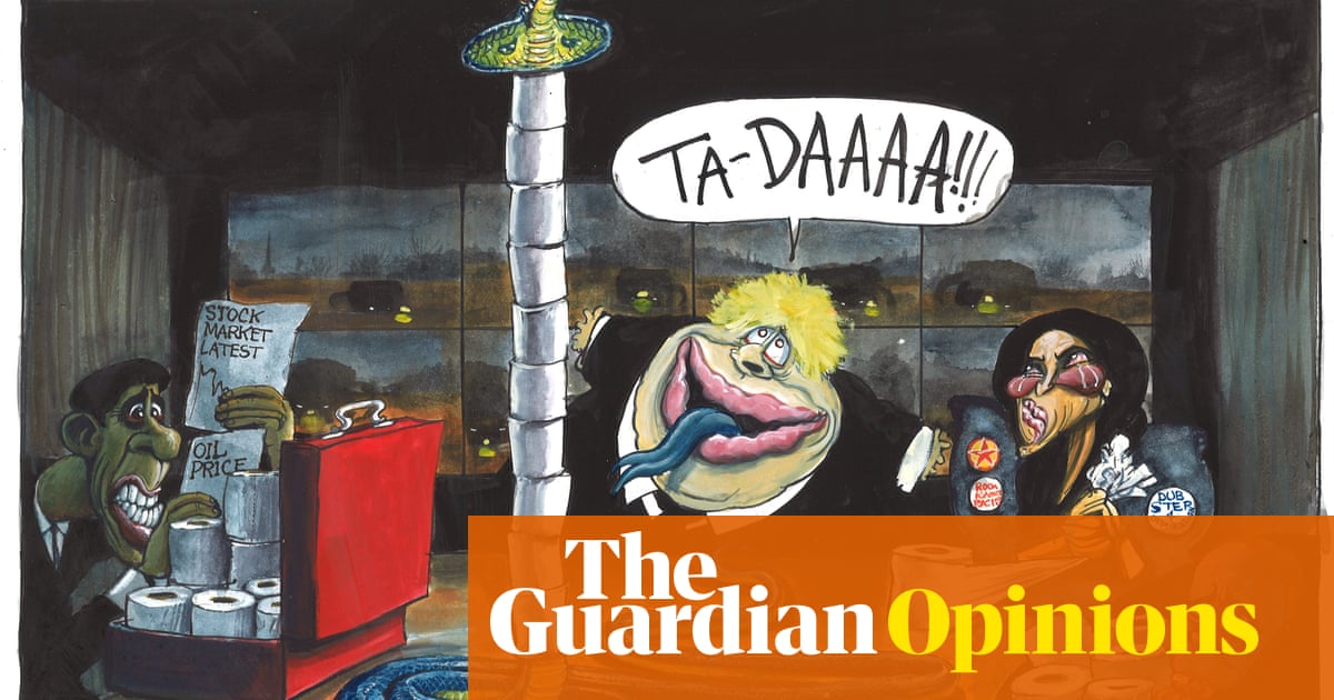 Martin Rowson Boris Johnson Unleashes Cobra On Coronavirus