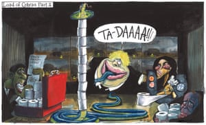 Avoir Images Martin Rowson Boris Johnson Unleashes Cobra On Coronavirus actualisé par