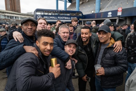 Millwall fans stitchery to socialise extracurricular their stadium.