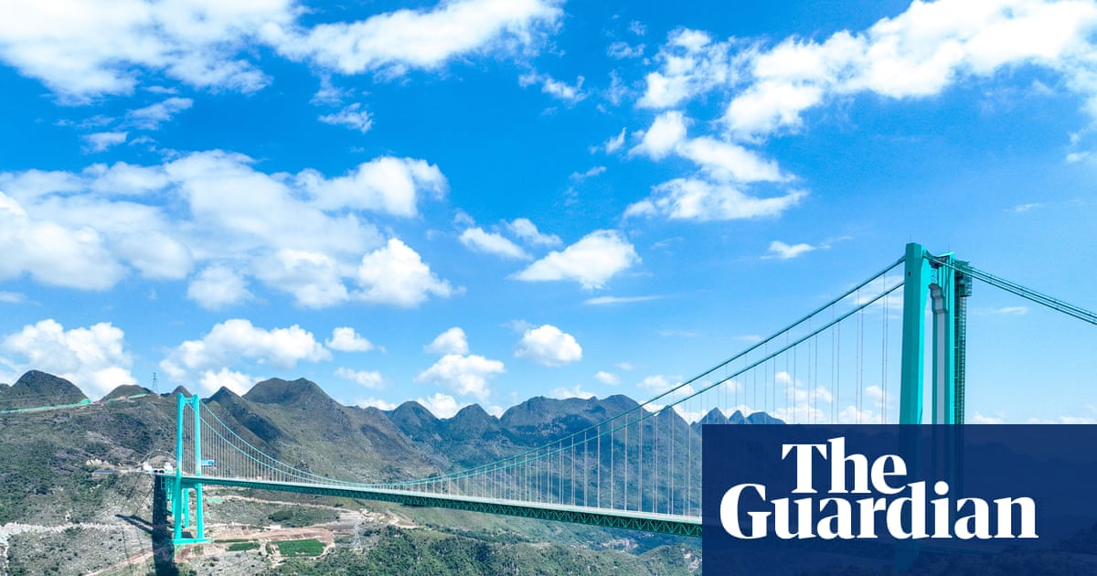 ‘I can touch the clouds’: how it feels to cross the world’s highest bridge