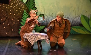 Kaylee Marko and, right, Gavin McCaig in Northern Ballet’s Tortoise & the Hare.