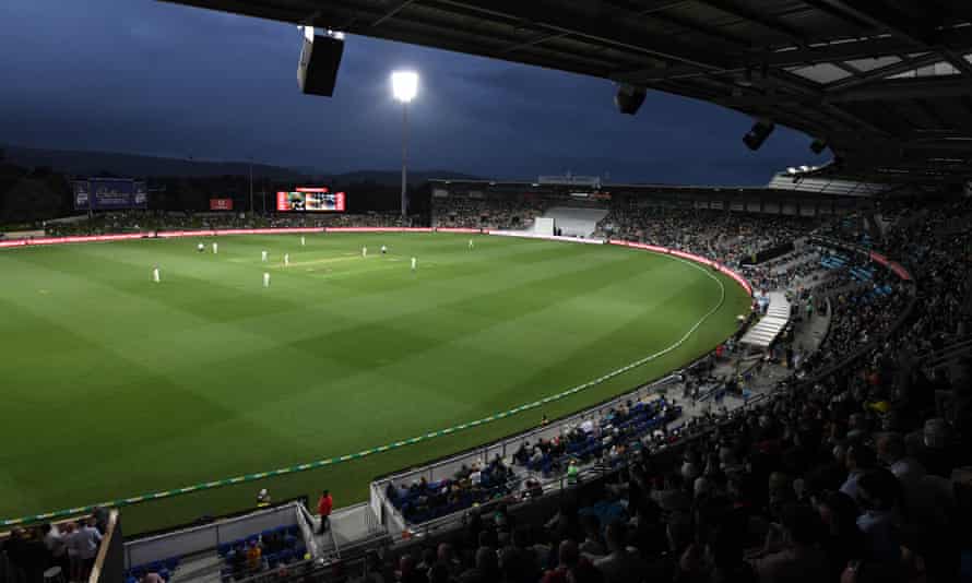 Blundstone Arena on day one of the Hobart Ashes Test between Australia and England.