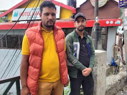 Mussoorie tour guides Ajit Singh Chauhan (left) and Sharad Singh.
