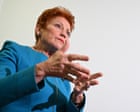 Australia news live: Hanson seeks funding for second electorate office; Allan defends bringing back weapons expo to Melbourne