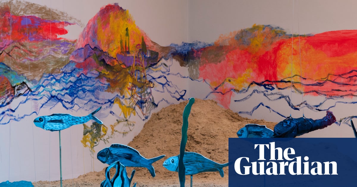 Anna Boghiguian's The Sunken Boat installation