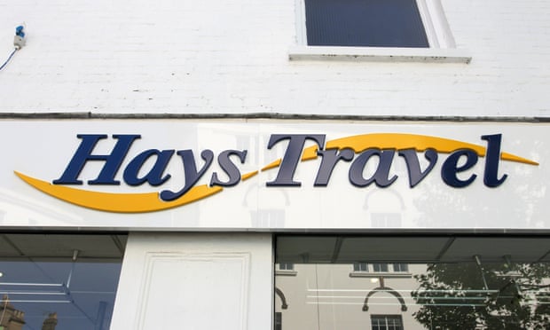 Hays Travel shop sign
