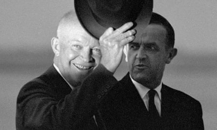 US President Dwight Eisenhower and Swiss politician Max Petitpierre.