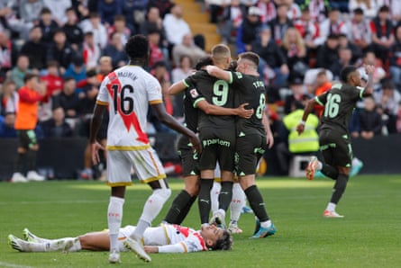 Savio (right) celebrates scoring his team’s second goal