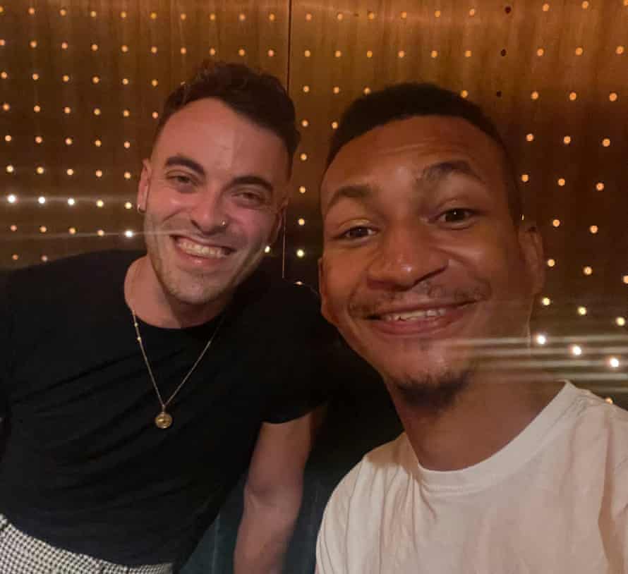 Blind date: ‘The screaming babies on the next table weren’t exactly mood-matching’ | Dating 1 Tom and Philip on their date.