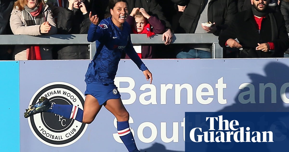 Sam Kerr opens her Chelsea account as Blues dismiss Arsenal with ease