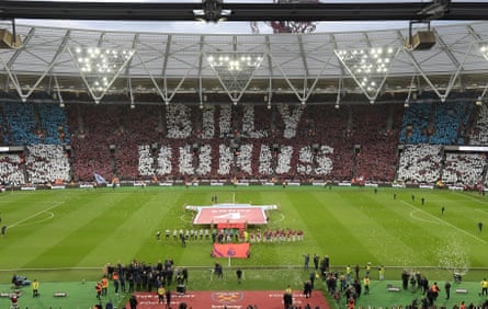 The Billy Bonds stand at the London Stadium.
