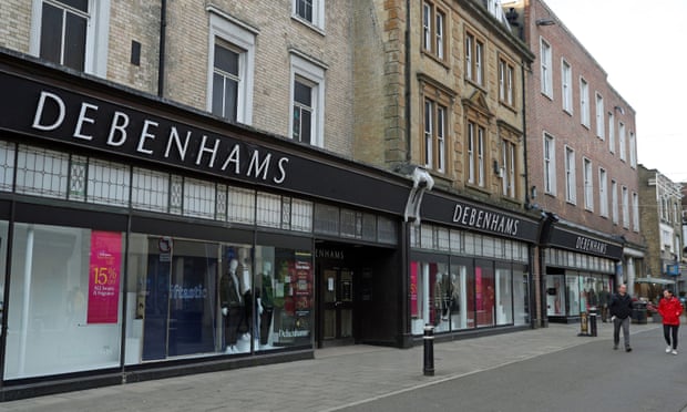 The Debenhams department store in Winchester, Hampshire