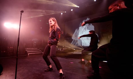 ‘Even the lights are dancing’... Christine and the Queens at Koko.