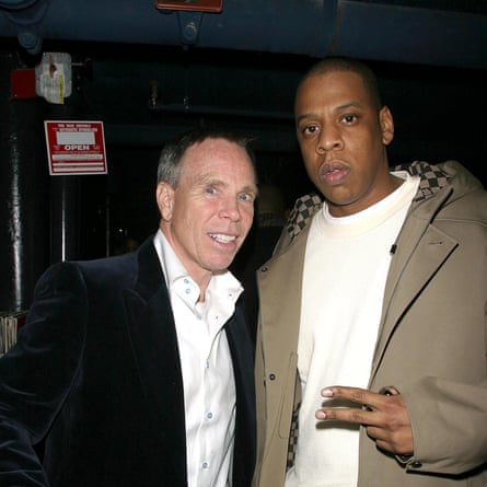 Hilfiger with Jay Z at the company’s corporate holiday party in 2003.