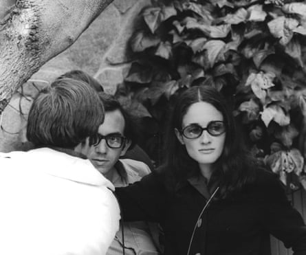 Rothman during the making of The Student Nurses, with her husband Charles Swartz and, facing away, production manager Paul Rapp.