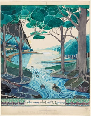 One of Tolkien’s illustrations for The Hobbit.