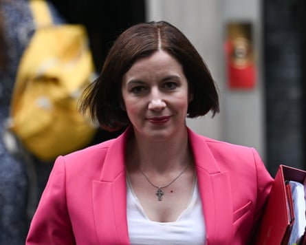 Bridget Phillipson leaves Downing Street after attending the weekly cabinet meeting, 24 June 2025.