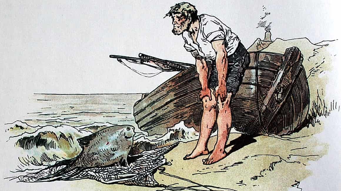 The wish-fulfilling fish is among us … The Fisherman and His Wife.