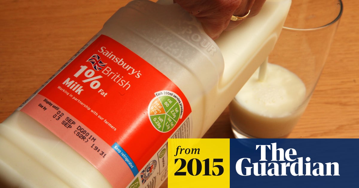 sainsbury s cuts price of milk to match discounters aldi and lidl supermarkets the guardian