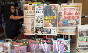 Local tabloids announce the latest murders in Guanajuato state during the most violent week in its recent history.