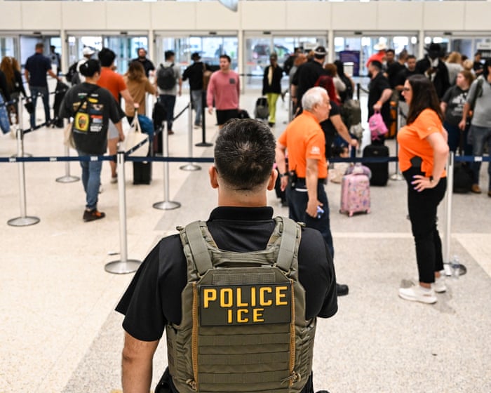 Trump reportedly open to deal on DHS funding as shutdown sees ICE agents deployed to US airports – US politics live