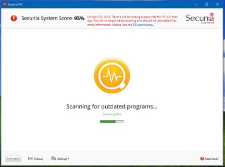 Secunia software on PC - Ask Jack