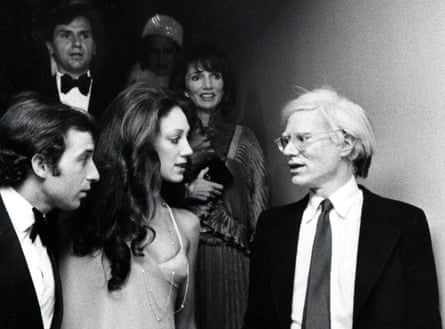 Marisa Berenson with Andy Warhol in 1975. Photograph: Ron Galella/Getty Images