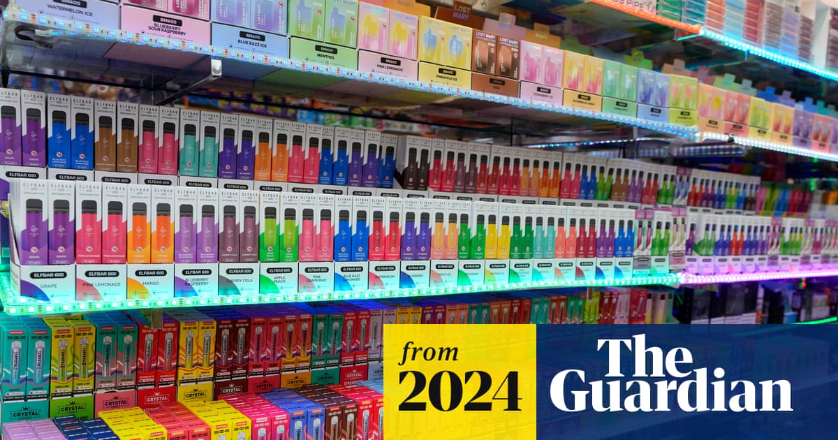 UK disposable vapes ban likely to become law after lack of objections | Vaping | The Guardian UK disposable vapes ban likely to become law after lack of objections | Vaping | The Guardian