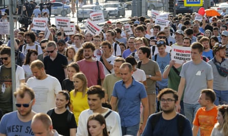 moscow protest rally on 27 july