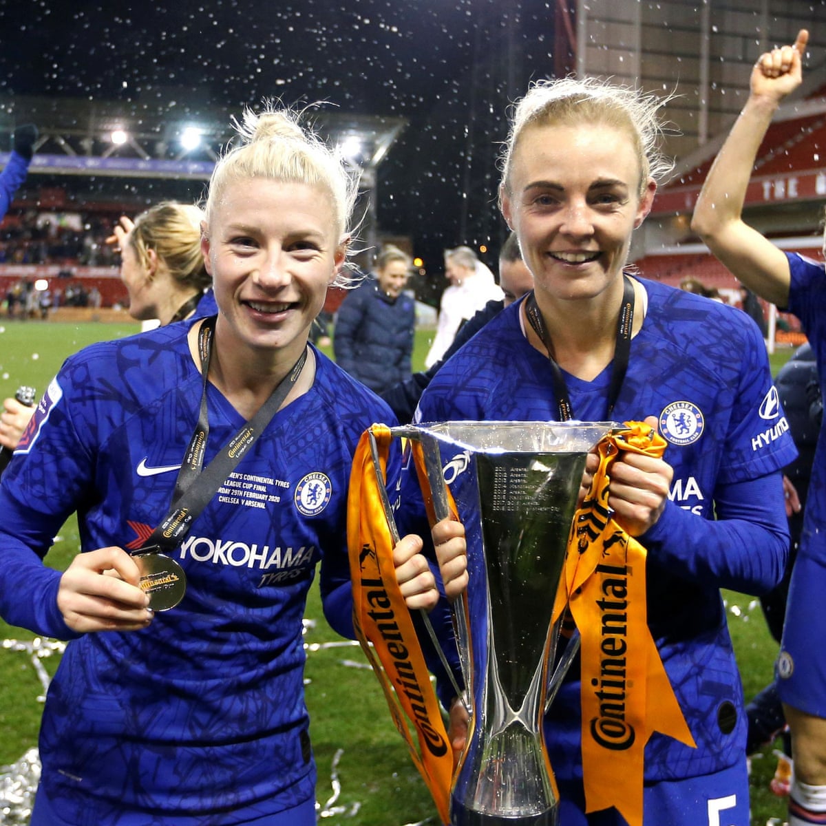 Beth England Strikes Late To Win Continental Cup Final For Chelsea Football The Guardian