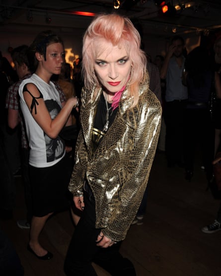 Hogg at a Primal Scream gig in 2008.