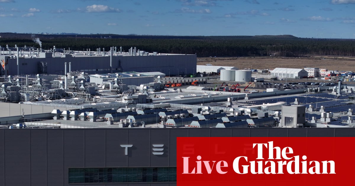 Tesla sales fall across Europe again as BYD surges; Ryanair fined €235m by Italy’s competition authority – business live