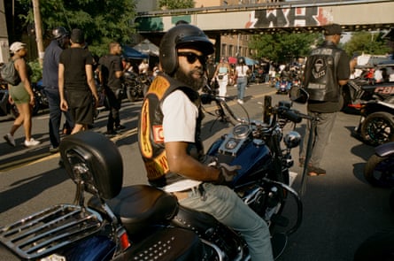 a man on a bike