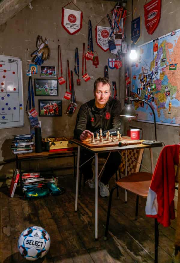 Kasper Hjulmand, Denmark head coach, photographed at his home in Lillerød.